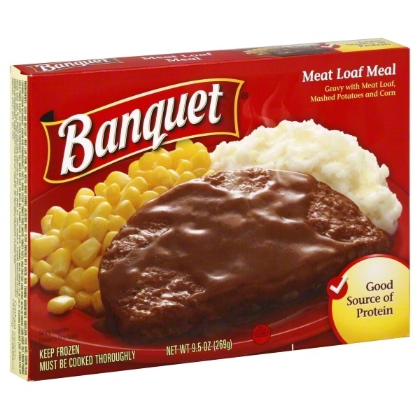 slide 1 of 1, Banquet Meat Loaf Meal, 9.5 oz