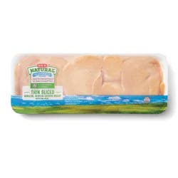 H-E-B Natural Boneless Chicken Breast, Thin Sliced