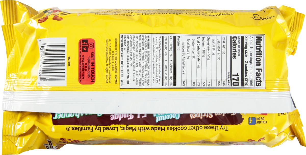 slide 9 of 11, Keebler Sandies Pecan Shortbread Cookies 11.3 oz, 11.3 oz