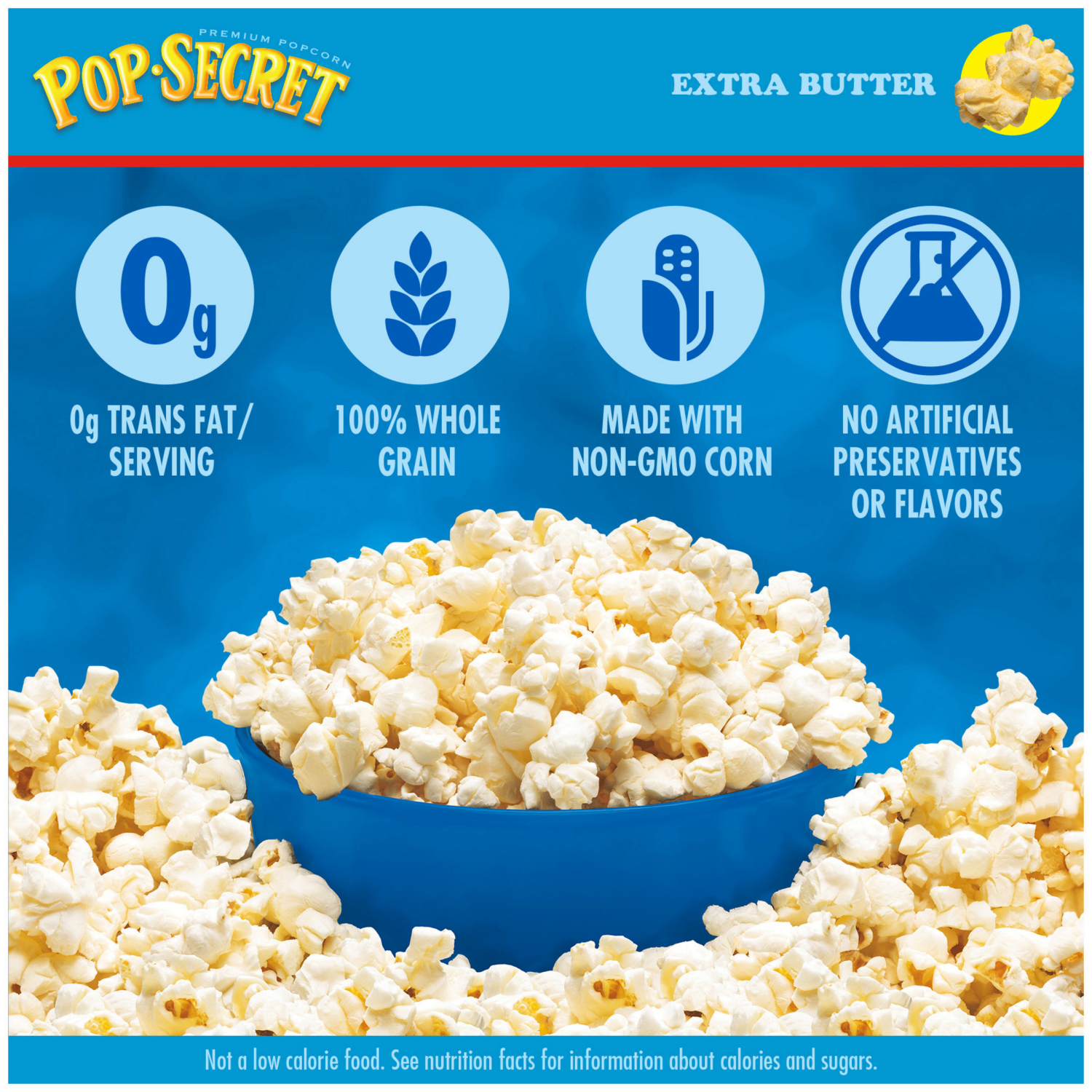 slide 4 of 5, Pop-Secret Extra Butter Microwave Popcorn, 38.400 oz