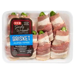 H-E-B Simply Wrapped Brisket Jalapeño Poppers