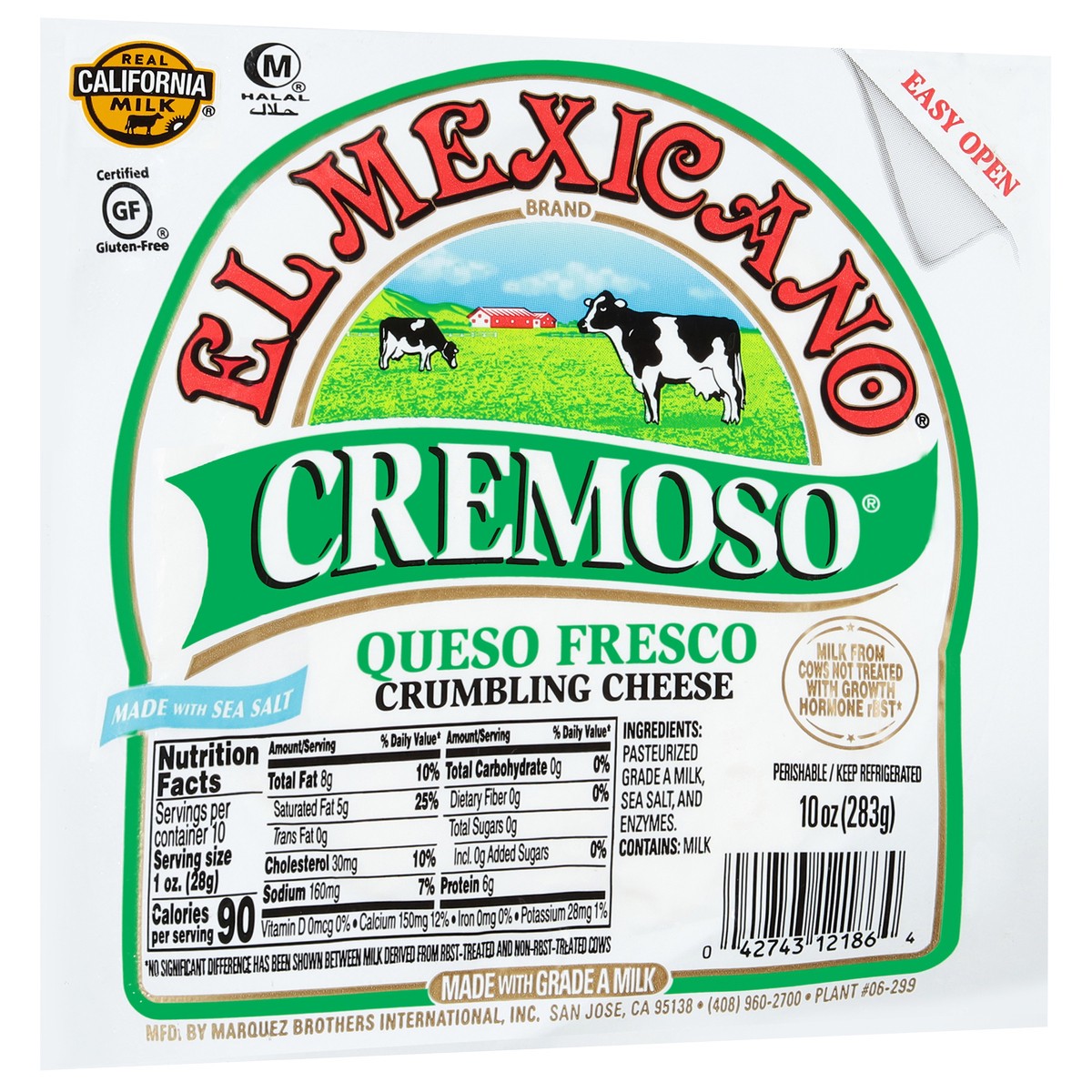 slide 3 of 14, El Mexicano Cremosa Queso Fresco Crumbling Cheese 10 oz, 10 oz