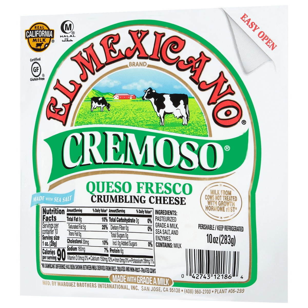 slide 2 of 14, El Mexicano Cremosa Queso Fresco Crumbling Cheese 10 oz, 10 oz