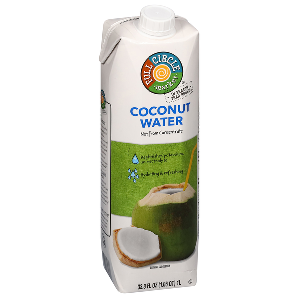 slide 1 of 6, Full Circle Market Coconut Water 33.8 fl oz, 33.8 oz
