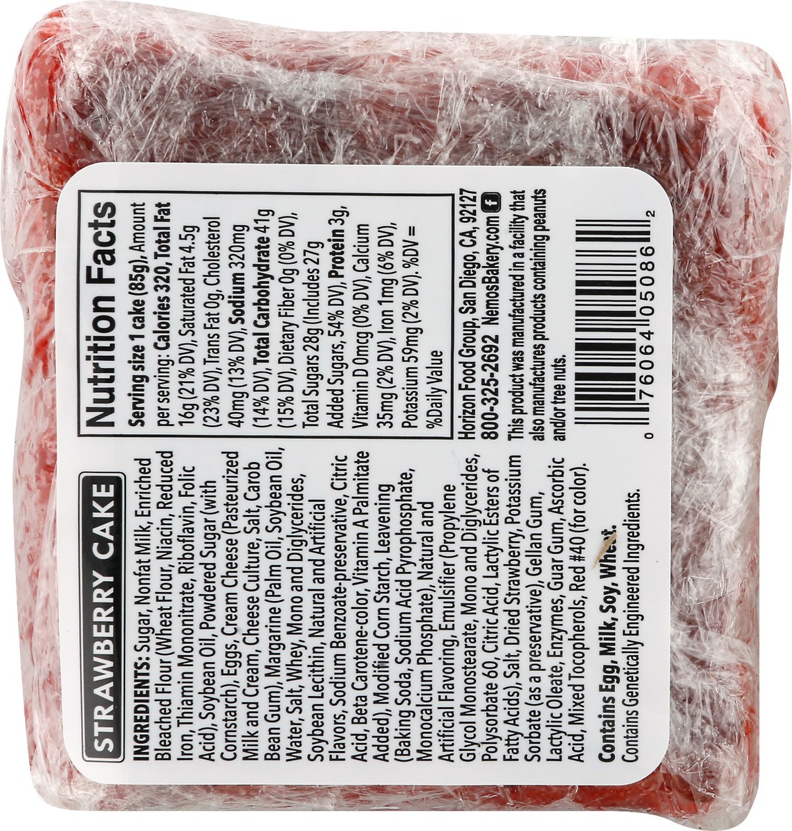 slide 6 of 9, Ne-Mo's Strawberry Cake 3 oz, 1 ct
