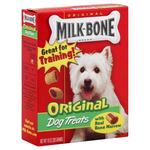 slide 1 of 1, Milk-Bone Original Dog Treats With Real Bone Marrow, 10 oz