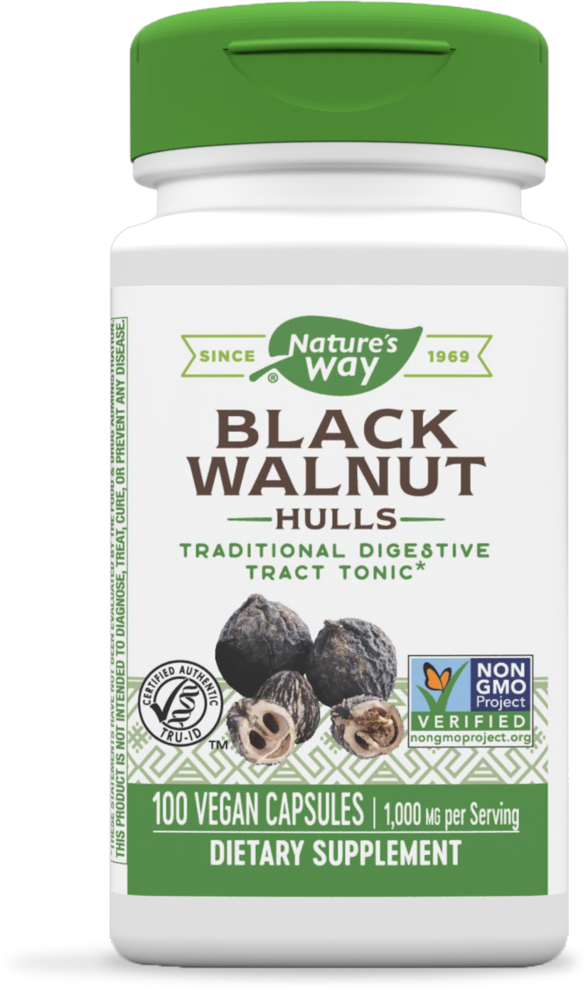 slide 1 of 1, Nature's Way Black Walnut Hulls Dietary Supplement, 100 ct