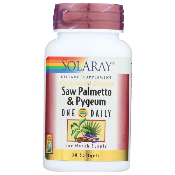 slide 1 of 1, Solaray Saw Palmetto Pygeum, 30 ct