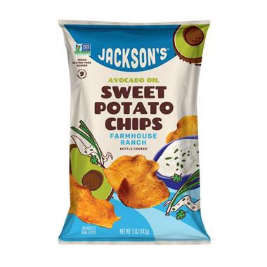 slide 1 of 1, Jacksons Chips Sweet Potato Chips Ranch, 5 oz