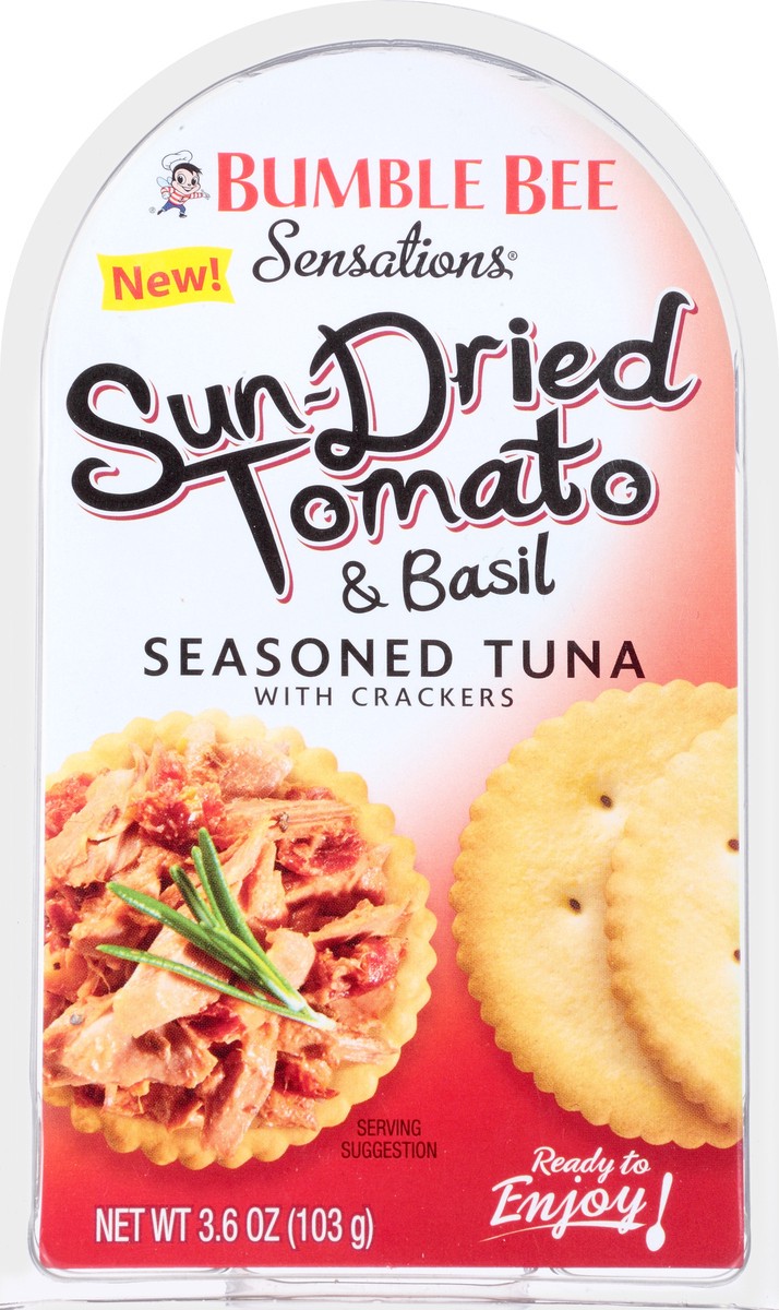 slide 10 of 11, Bumble Bee Sensations Sun-dried Tomato & Basil Seasoned Tuna, 3.6 oz