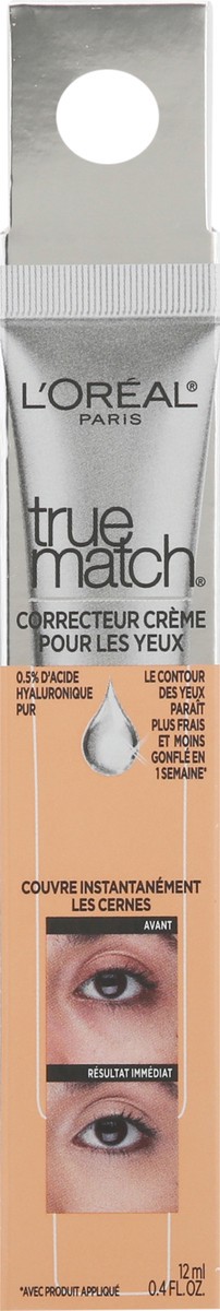 slide 3 of 12, L'Oréal L'Oreal Paris True Match Eye Cream in a Concealer with Hyaluronic Acid - Medium C5-6 - 0.4 fl oz, 0.4 fl oz