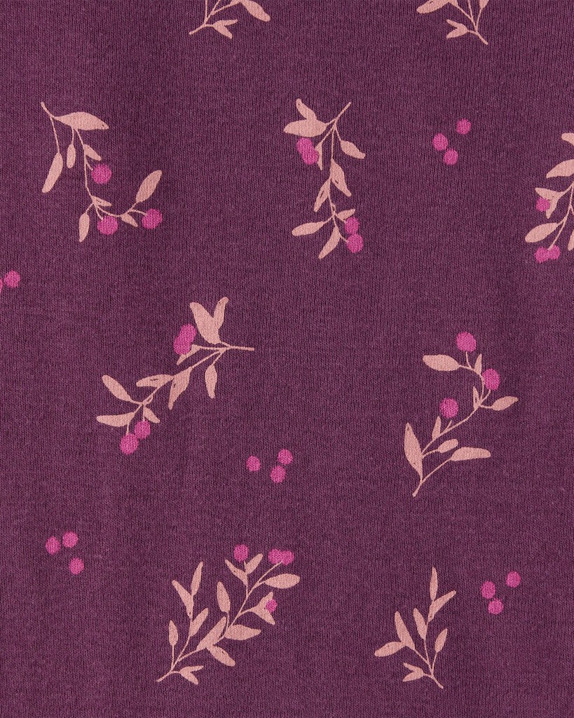 slide 3 of 6, Carter's Carters Baby Girl 5-Pack Bear Floral Multipack Bodysuits - White/Pink/Purple Cream/Purple/Pink 3M, 1 ct