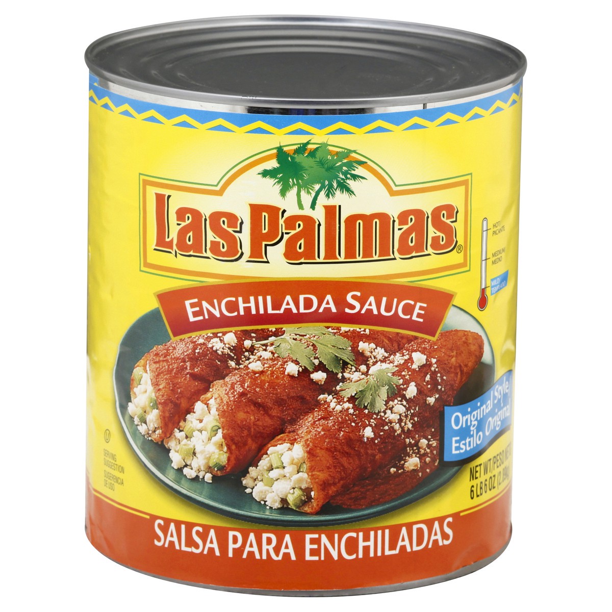 slide 4 of 13, Las Palmas Original Style Enchilada Sauce 102 oz, 102 oz