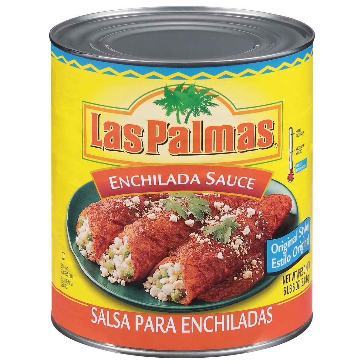 slide 1 of 13, Las Palmas Original Style Enchilada Sauce 102 oz, 102 oz