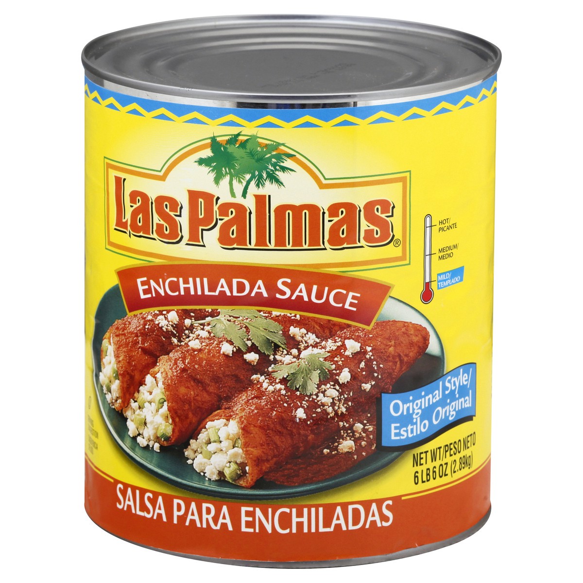 slide 9 of 13, Las Palmas Original Style Enchilada Sauce 102 oz, 102 oz