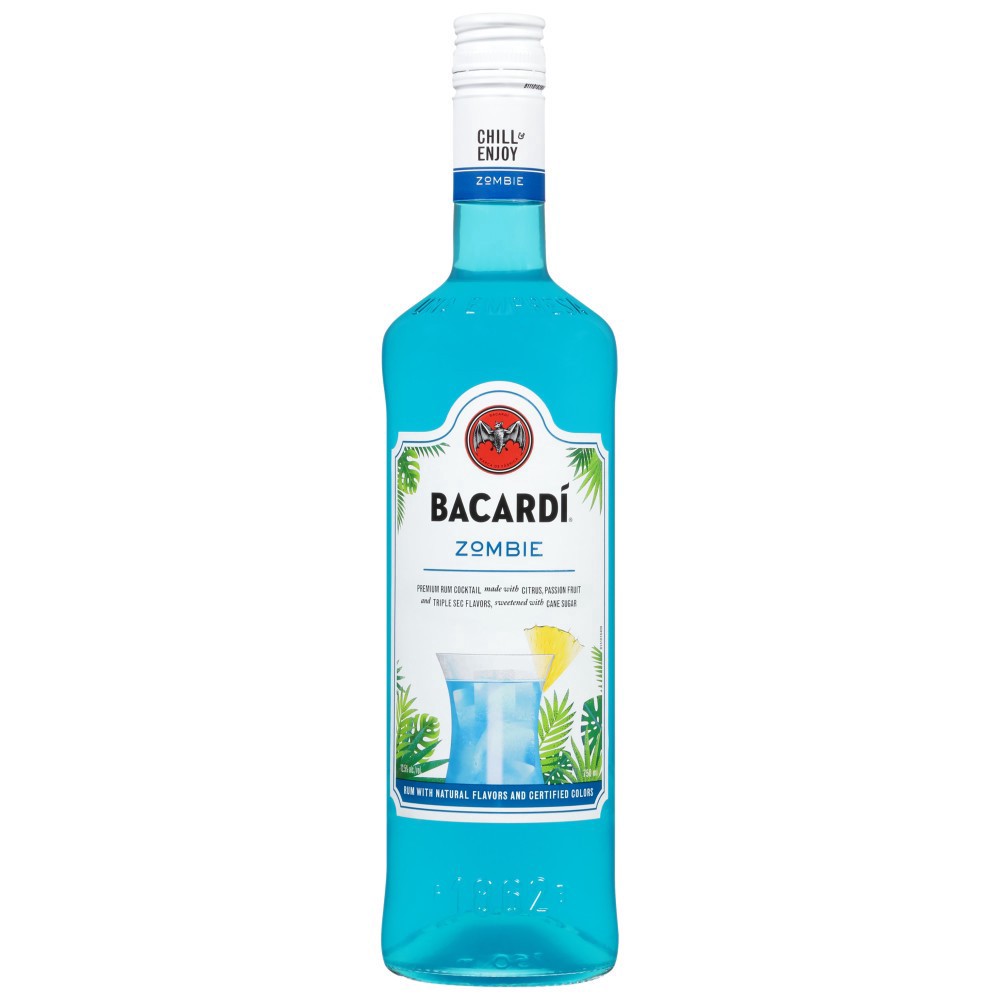 slide 1 of 1, Bacardi Zombie Cocktail, 750 ml