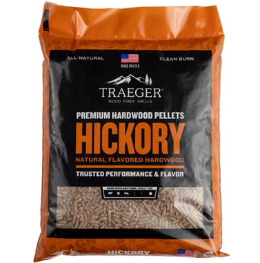 slide 1 of 1, Traeger Hickory Wood Pellets, 18 lb