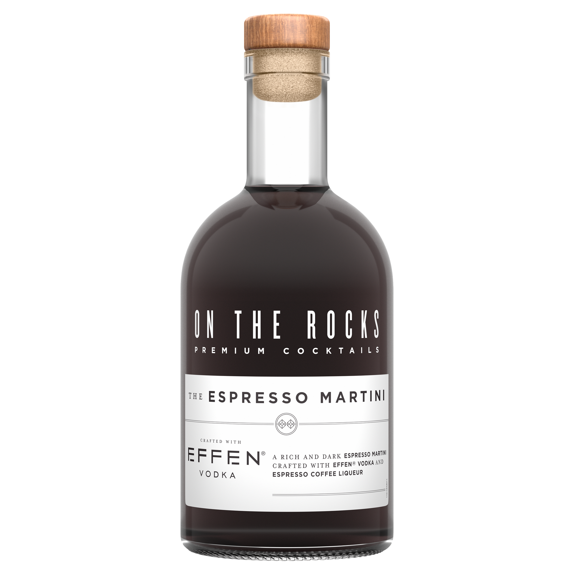 slide 2 of 2, On The Rocks EFFEN Espresso Martini Ready to Drink Cocktail 750 ml, 750 ml