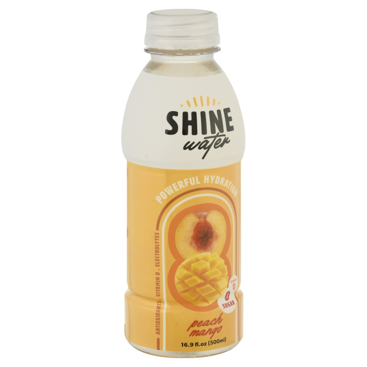 slide 2 of 9, Shine Water Mango Peach, 16.9 fl oz