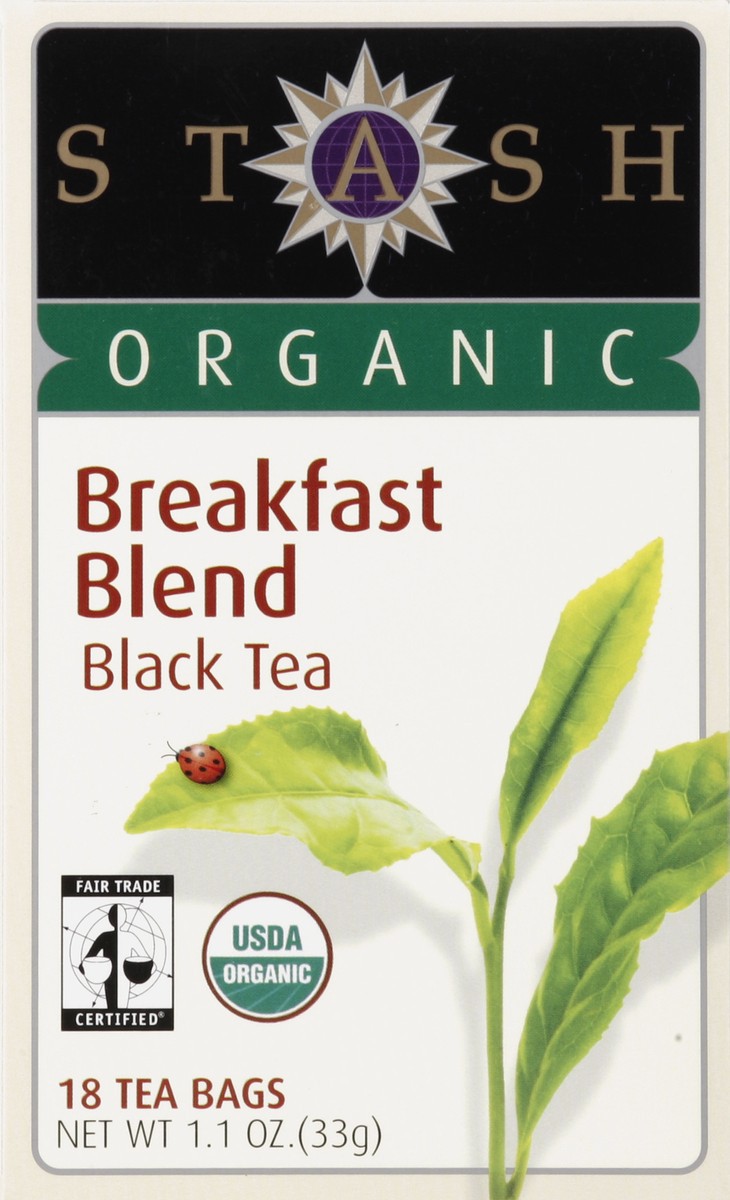 slide 2 of 5, Stash Organic Breakfast Blend Black Tea - 18 ct, 18 ct