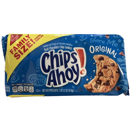 slide 1 of 1, Chips Ahoy! original, family size, 18.2 oz