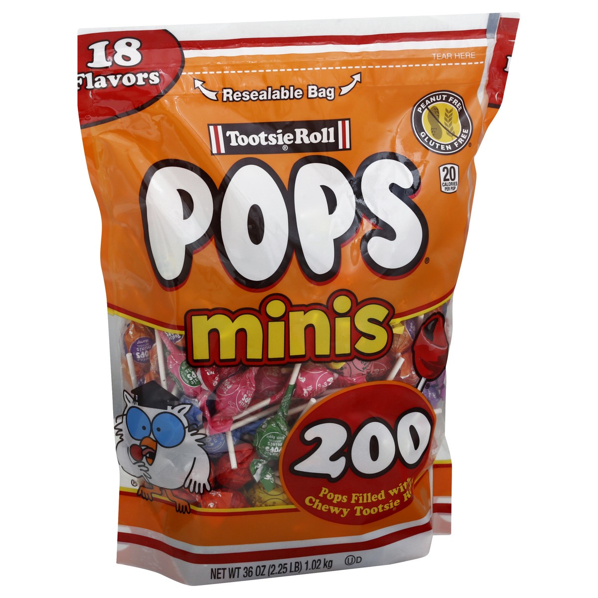 slide 3 of 10, Tootsie Roll Pops 18 Flavors Minis Pops 200 ea, 200 ct