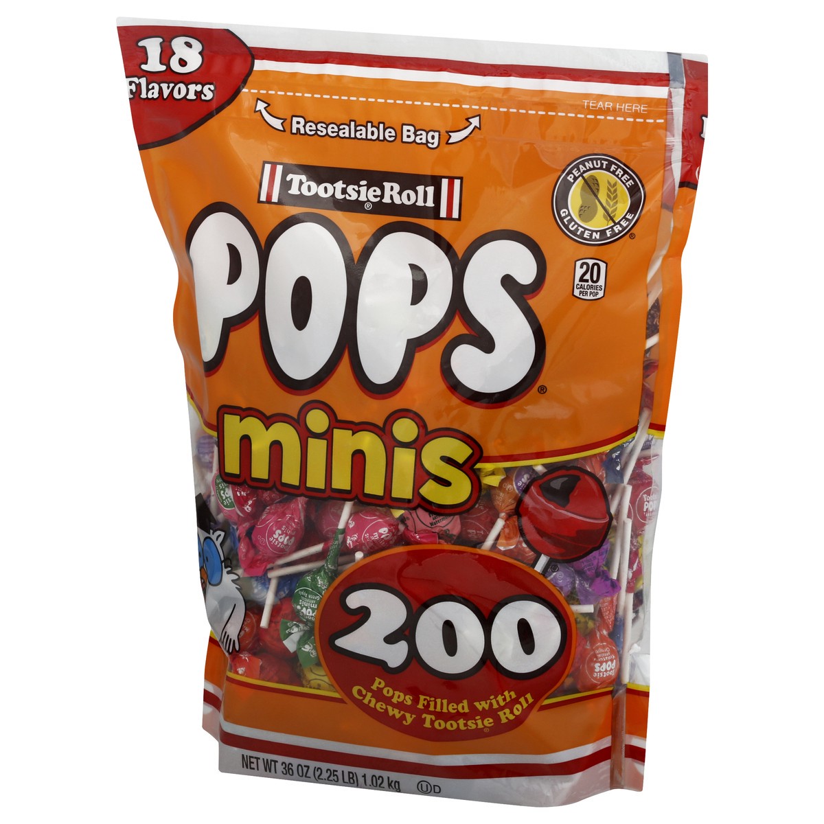 slide 5 of 10, Tootsie Roll Pops 18 Flavors Minis Pops 200 ea, 200 ct