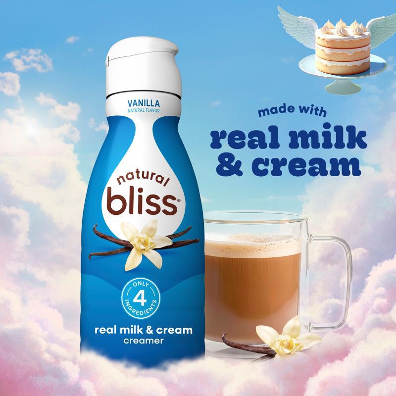 slide 6 of 9, Natural Bliss Vanilla Creamer - 32 fl oz, 32 fl oz