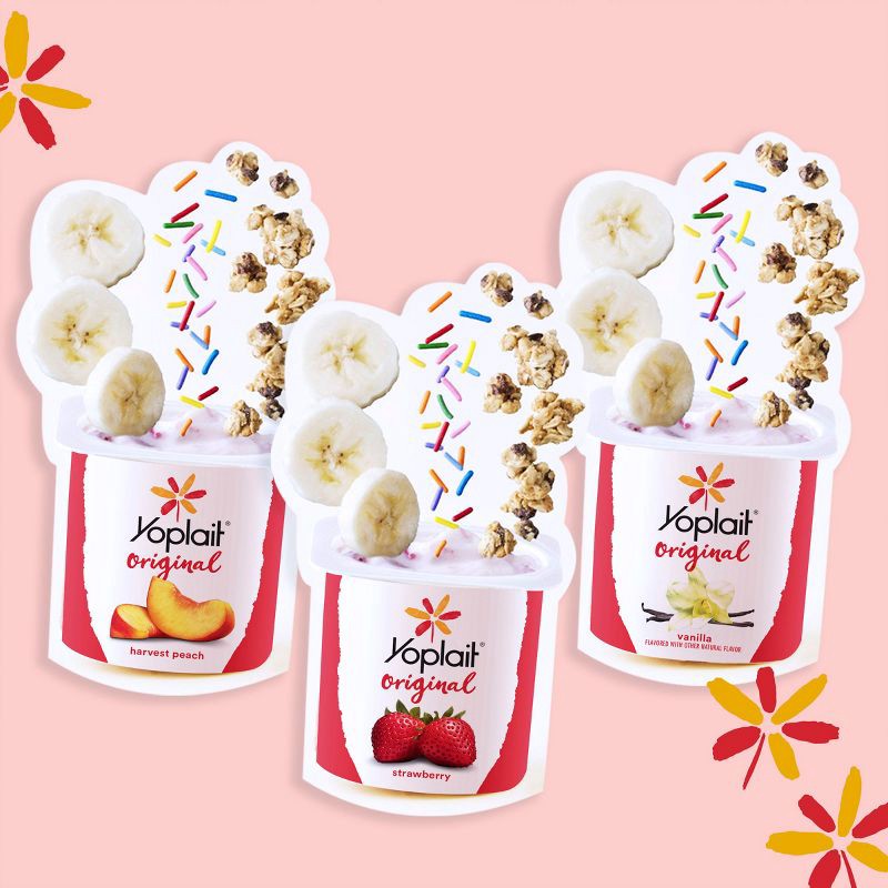 slide 13 of 14, Yoplait Original Strawberry and Strawberry Banana Yogurt - 8pk/6oz Cups, 8 ct; 6 oz