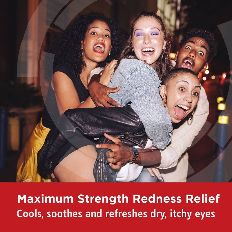 slide 2 of 10, Rohto Max Strength Redness Reliever, Lubricant Eye Drops, Redness & Dry Eye Symptom Relief - 0.4 fl oz, 0.4 fl oz