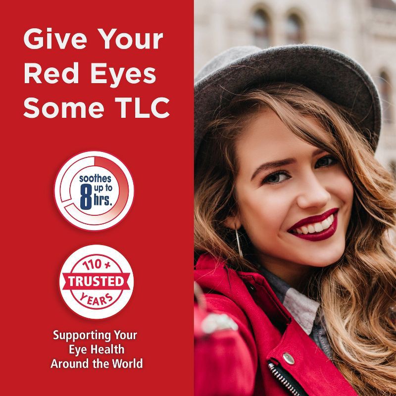 slide 3 of 10, Rohto Max Strength Redness Reliever, Lubricant Eye Drops, Redness & Dry Eye Symptom Relief - 0.4 fl oz, 0.4 fl oz