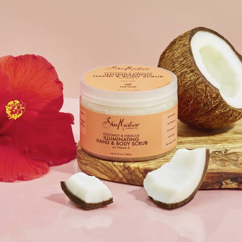 Sheamoisture Coconut & Hibiscus Illuminating Hand And Body Scrub