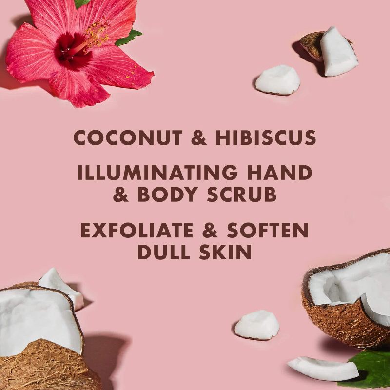 slide 11 of 11, SheaMoisture Coconut & Hibiscus Illuminating Hand and Body Scrub - 12oz, 12 oz