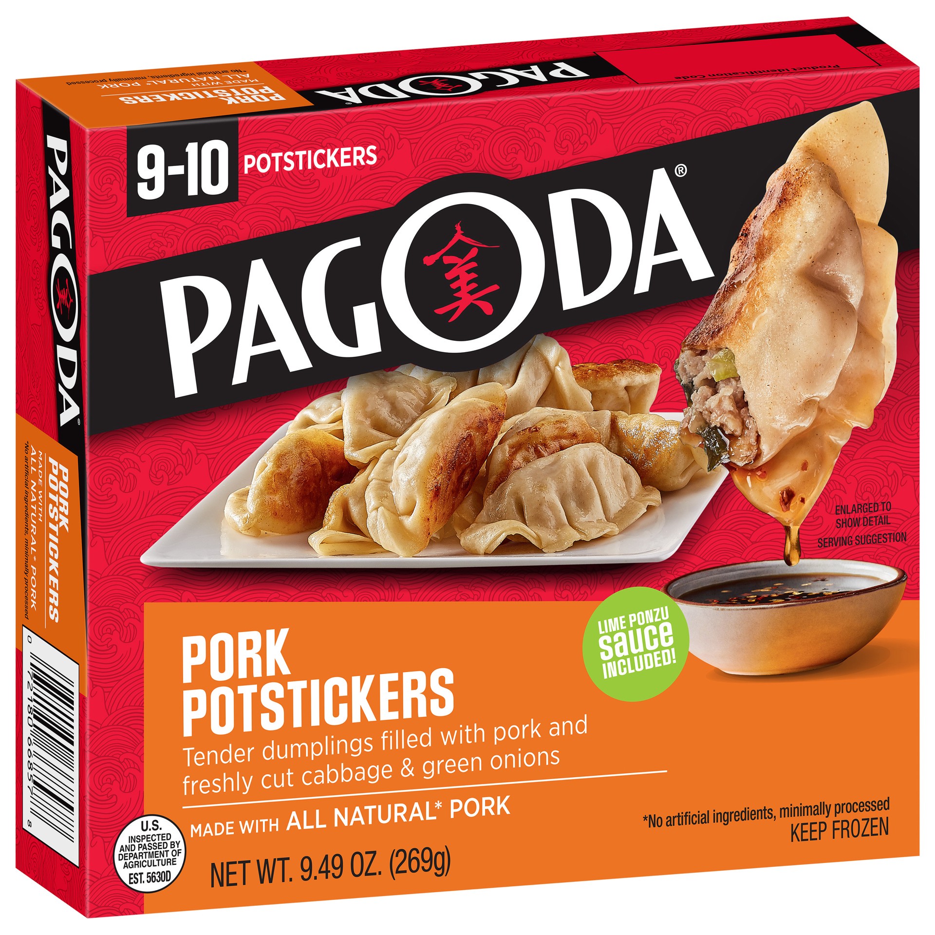 slide 4 of 5, Pagoda Express Pork Potstickers 9.49 oz, 9.49 oz