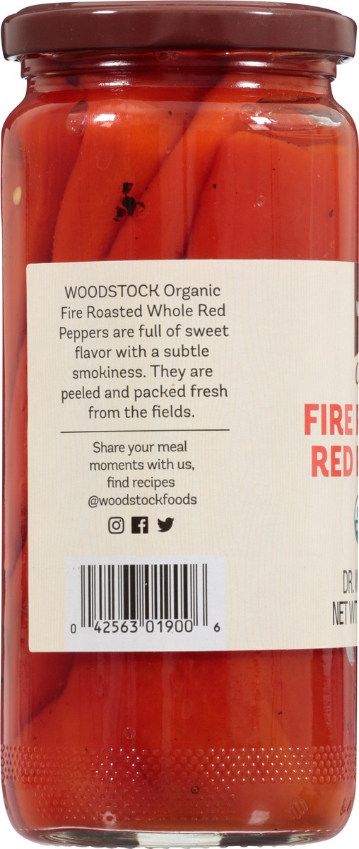 slide 2 of 13, Woodstock Organic Roasted Red Peppers - 16 oz, 16 oz