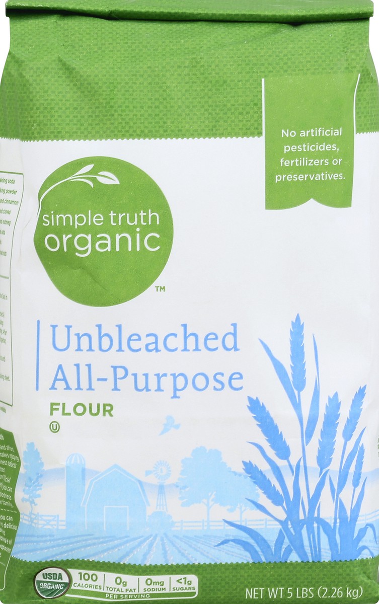 slide 1 of 6, Simple Truth Organic Flour 5 lb, 5 lb