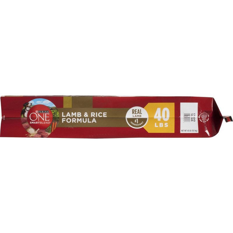 slide 7 of 9, Purina ONE SmartBlend Natural Dry Dog Food with Rice and Lamb - 40lbs, 40 lb