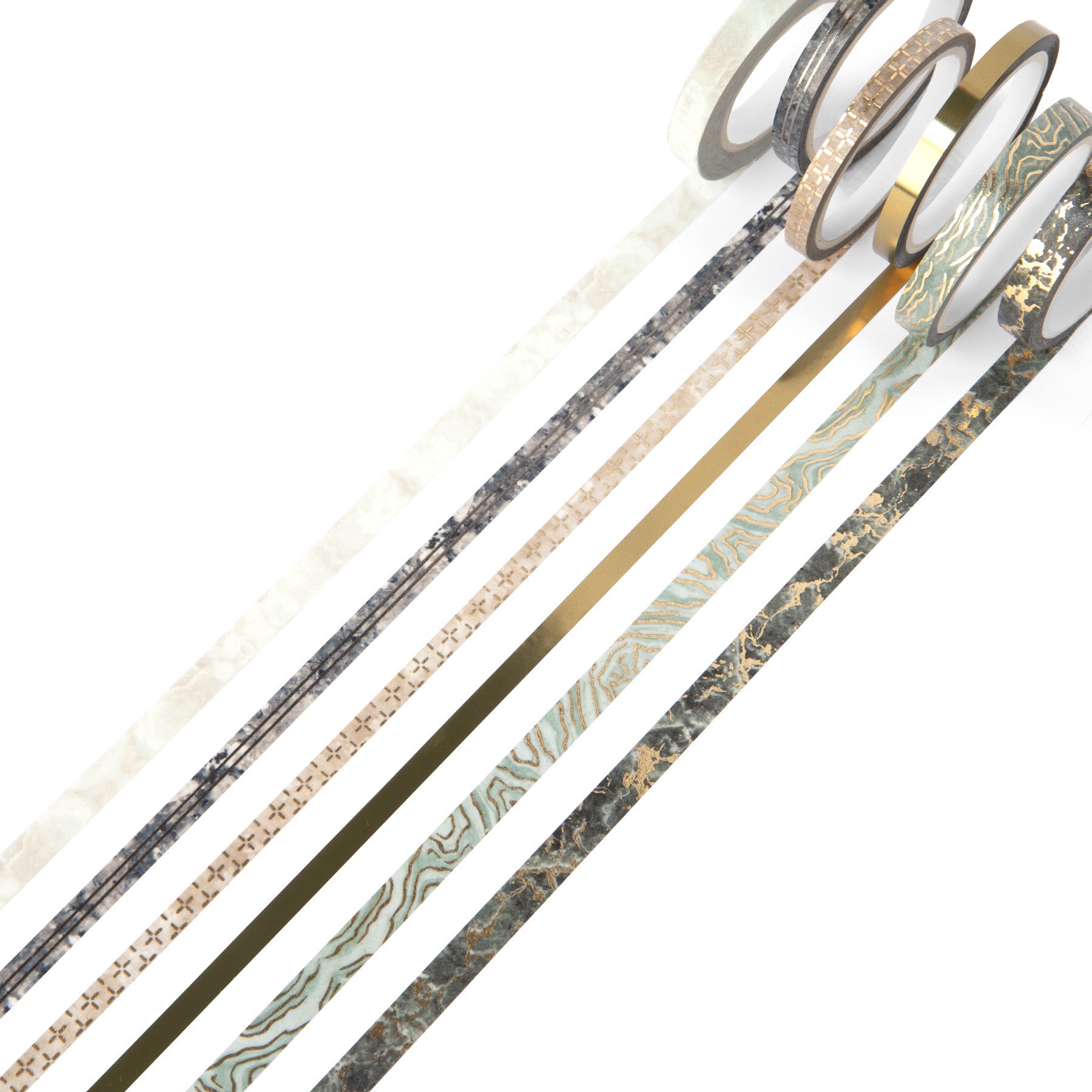 slide 3 of 4, Gray Marble Washi Tapes By Recollections, 6 ct