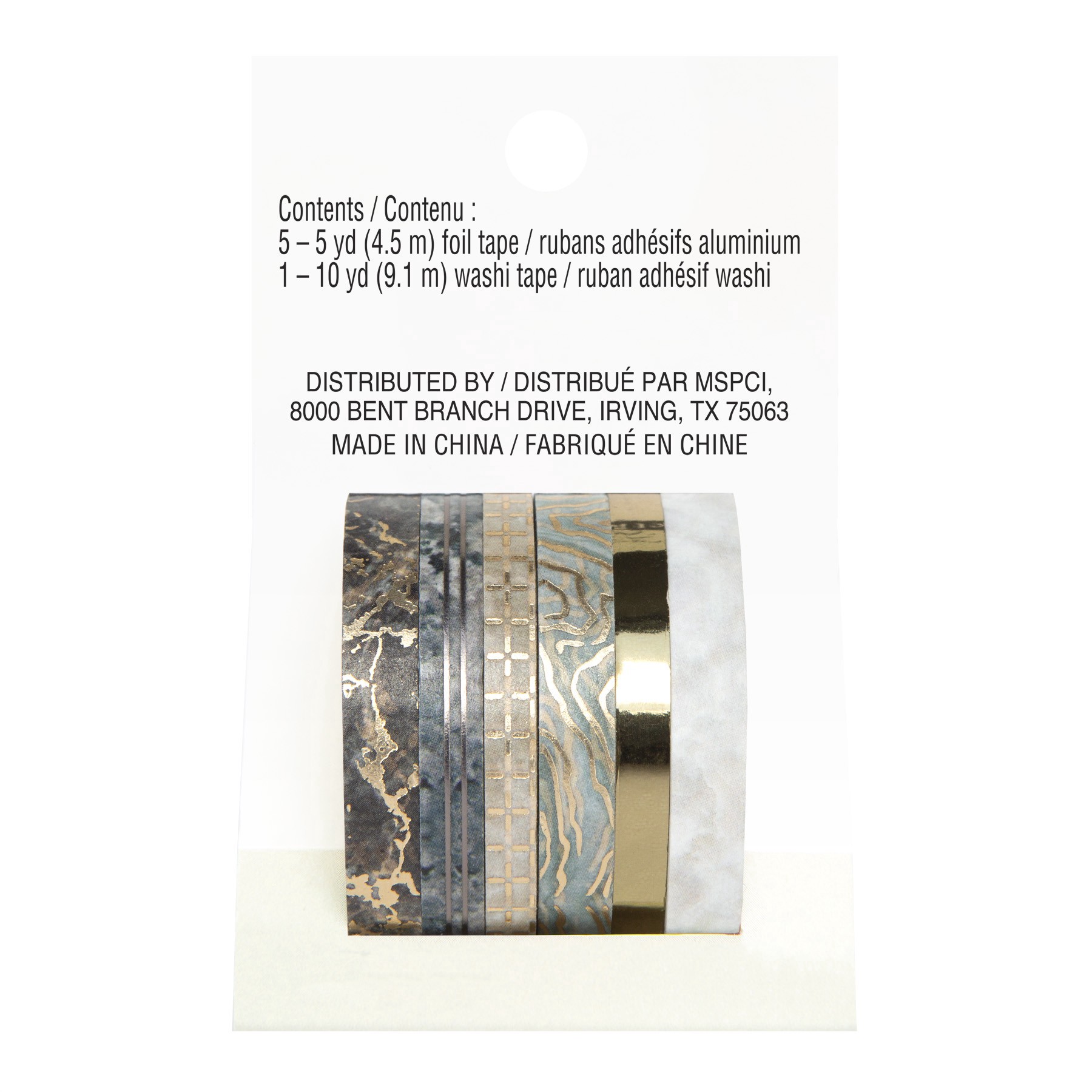 slide 4 of 4, Gray Marble Washi Tapes By Recollections, 6 ct