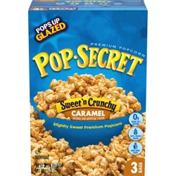 Pop-Secret Sweet 'n Crunchy Caramel Microwave Popcorn, 3 ct 2.64 oz Bags