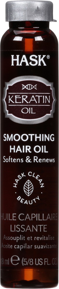 slide 1 of 13, HASK Keratin Protein Smoothing Shine Oil Vial, 0.62 oz