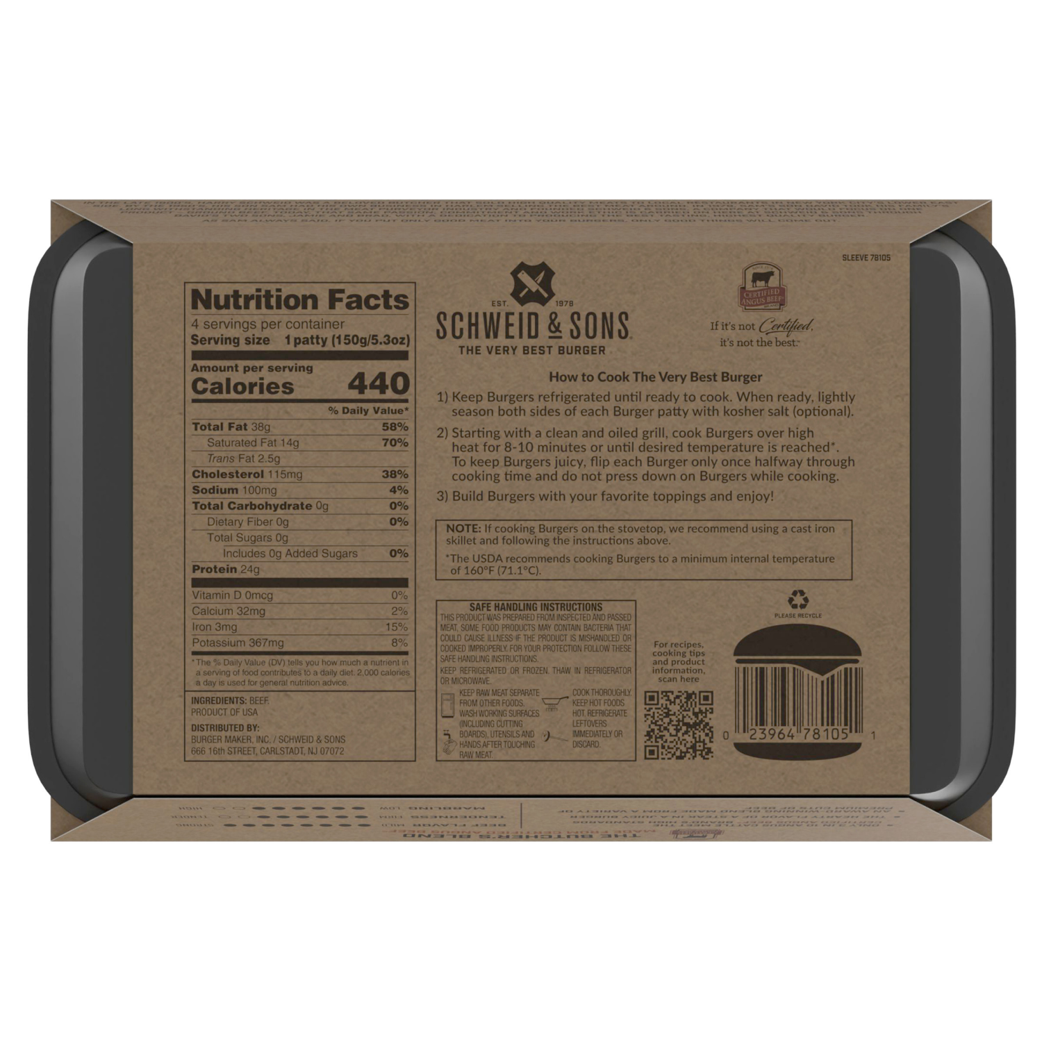 slide 2 of 2, Schweid & Sons CAB The Butcher's Blend, 4 ct