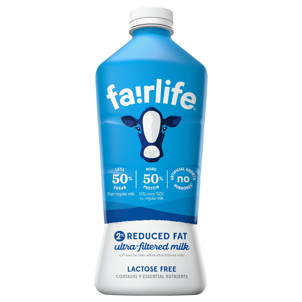 slide 1 of 1, fairlife 2% Reduced Fat Ultra-Filtered Milk, Lactose Free, 52 fl oz, 52 oz