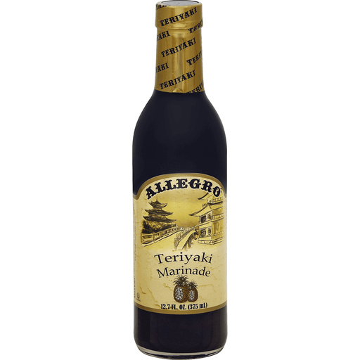 slide 1 of 1, Allegro Marinade, Teriyaki, 12.7 oz