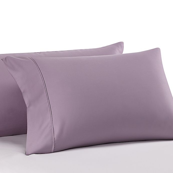 slide 1 of 1, Pure Beech 400-Thread-Count Modal Sateen Standard/Queen Pillowcases - Lilac, 2 ct