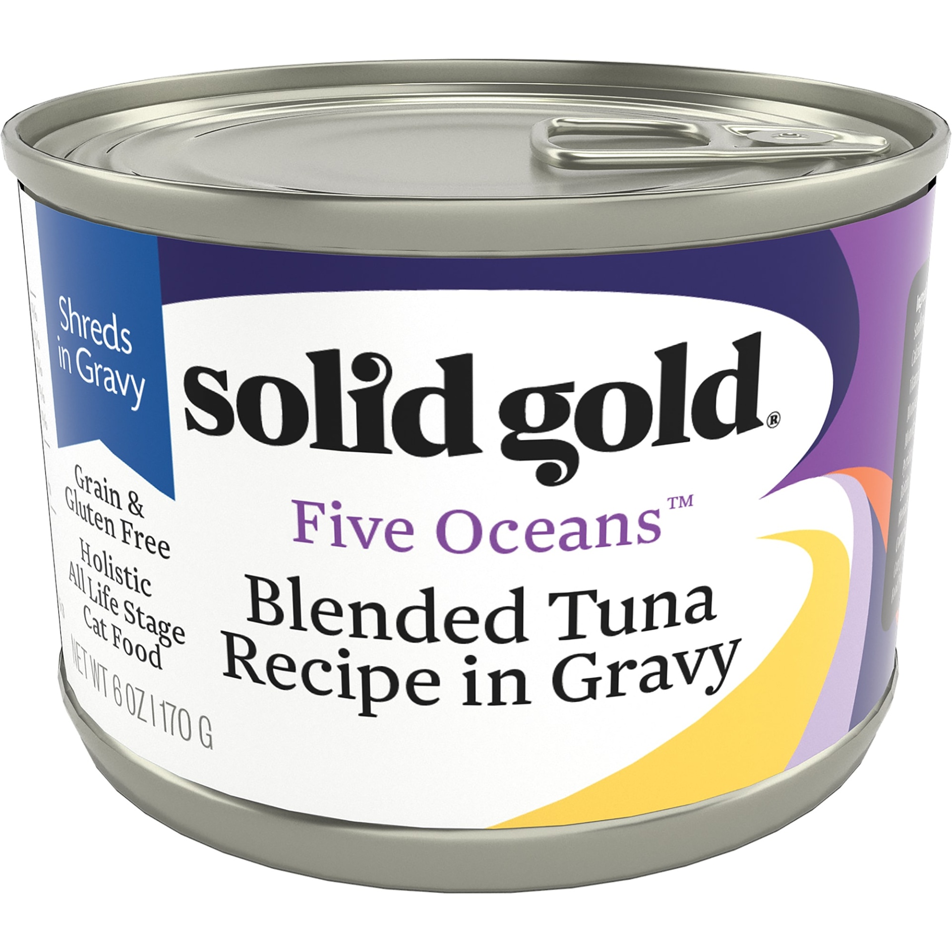 slide 1 of 1, Solid Gold New Moon Tuna Grain Free Canned Cat Food, 6 oz