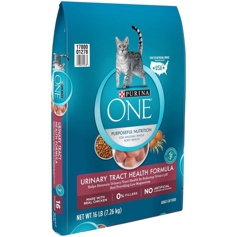 slide 4 of 6, Purina ONE Urinary Tract Health Formula Natural Chicken Flavor Dry Cat Food - 16lbs, 16 lb