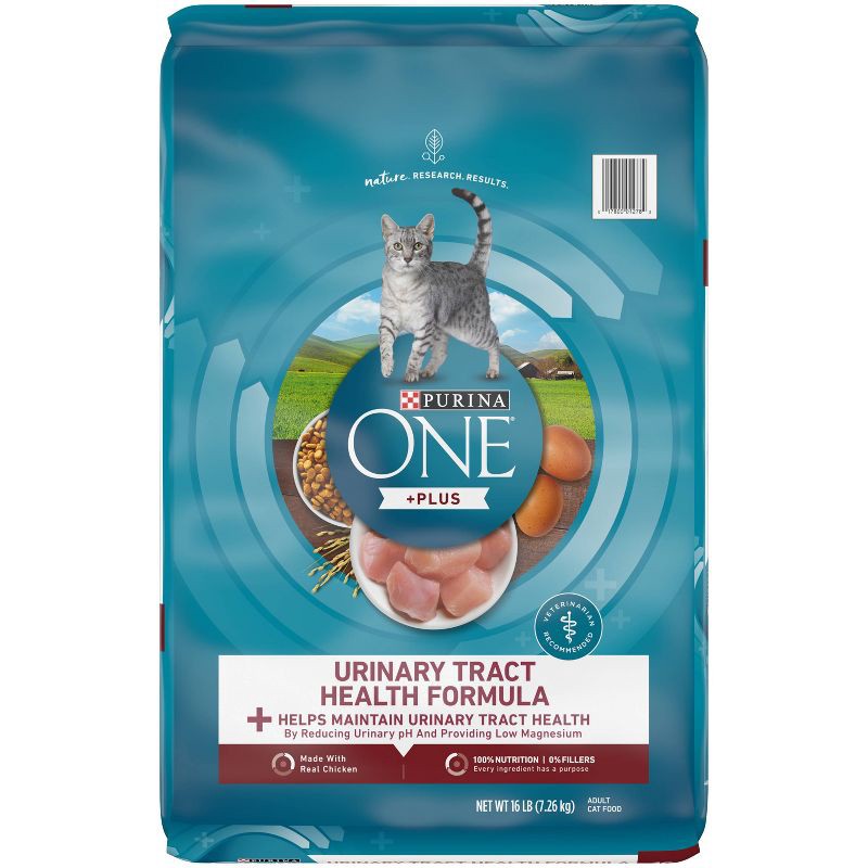 slide 1 of 6, Purina ONE Urinary Tract Health Formula Natural Chicken Flavor Dry Cat Food - 16lbs, 16 lb