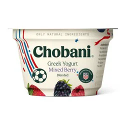 Chobani Mixed Berry Blended Low Fat Greek Yogurt - 11g Protein 5.3oz