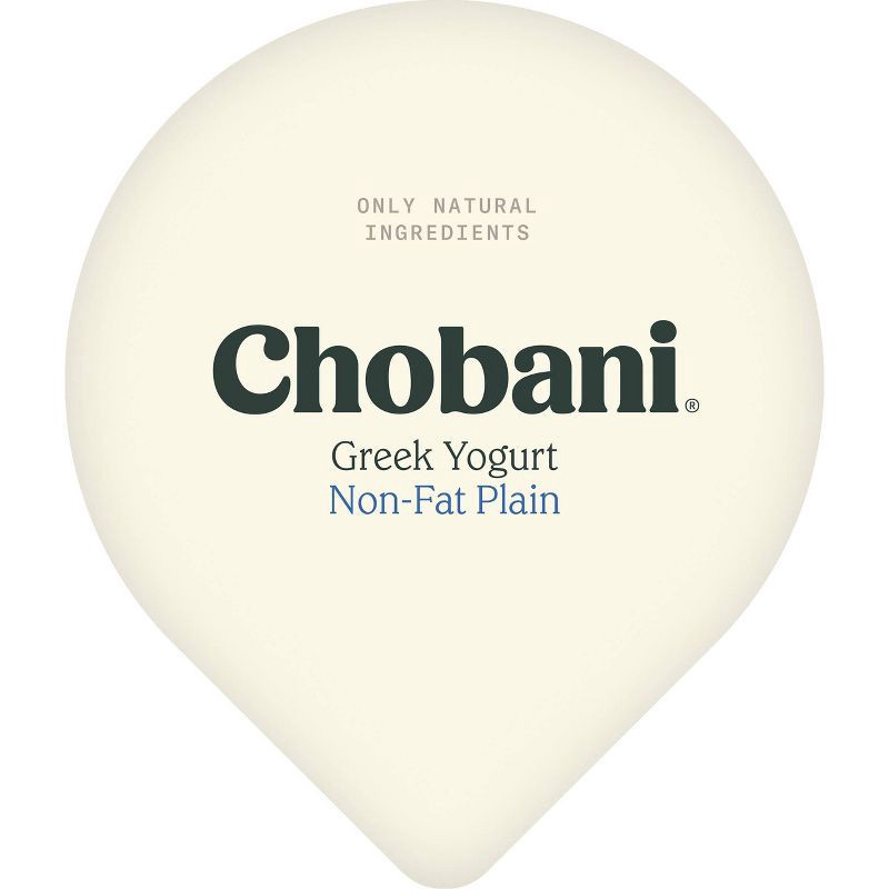 slide 5 of 6, Chobani Plain Nonfat Greek Yogurt - 14g Protein 5.3oz, 14 gram, 5.3 oz